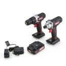 Hyper Tough 20V Max (2-Tool Set) 3/8 Inch Cordless Drill & 1/4 Inch Impact Driver