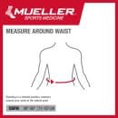 Mueller Adjustable Back Brace, Black, One Size Fits Most