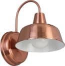 Indoor/Outdoor Mason Barn Light, 8 Copper Finish