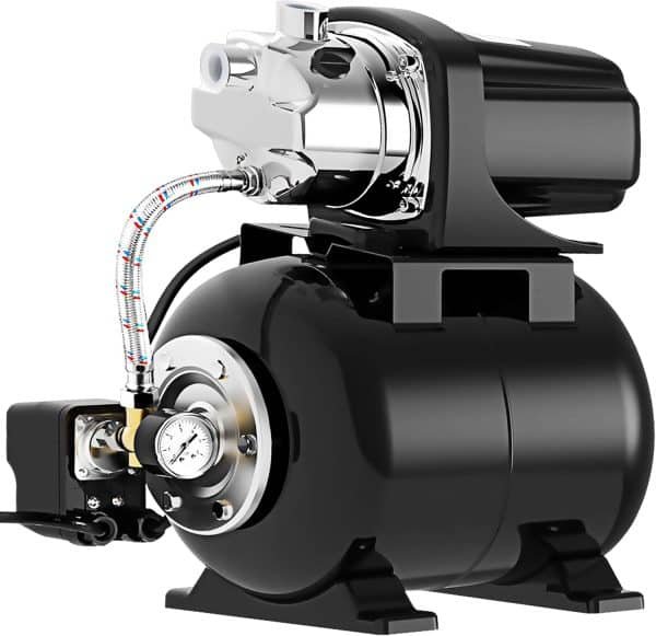1.6HP Shallow Well Pump with Pressure Tank