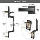 Exterior Door Entry Handle with Door Lever
