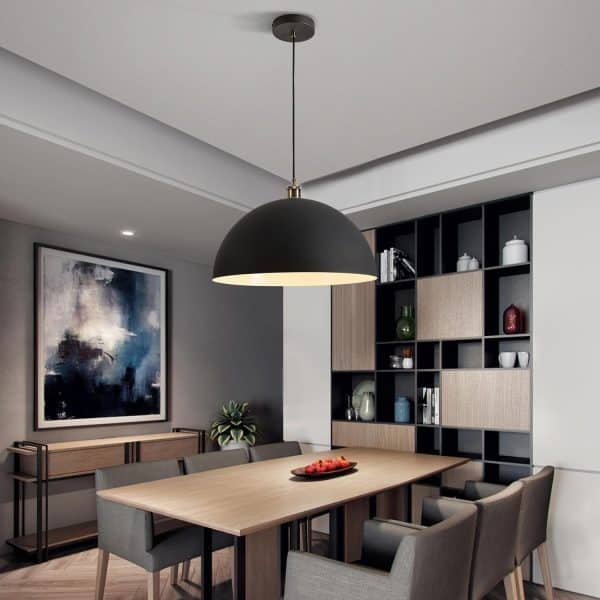 Interior Pendant Light, Black