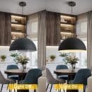 Interior Pendant Light, Black