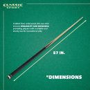 Classic Sport Point Break 57 in. Solid Wood 1-Piece Billiard Cue Pool Stick