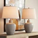 Glenn Rustic Country Cottage Table Lamps 27 Tall