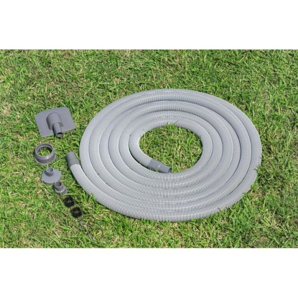 Mainstays 35 ft. Pool Cleaning Hose with Adaptors - Image 3