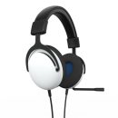 onn. PlayStation Wired Video Game Headset, Black and White