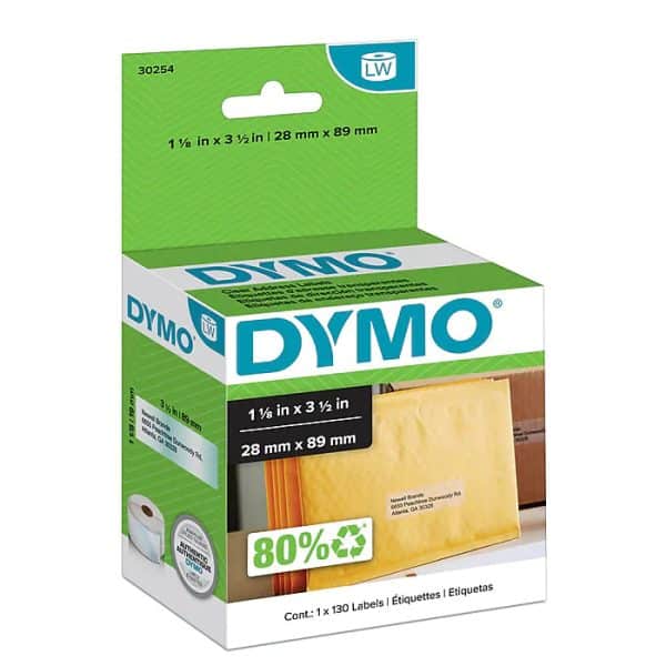 DYMO Mailing Address Labels, 3-1/2 x 1-1/8